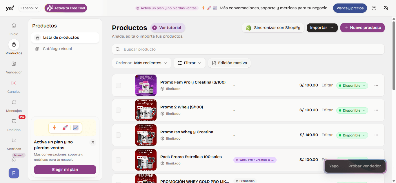 Tu catálogo de productos, rediseñado: más rápido de gestionar