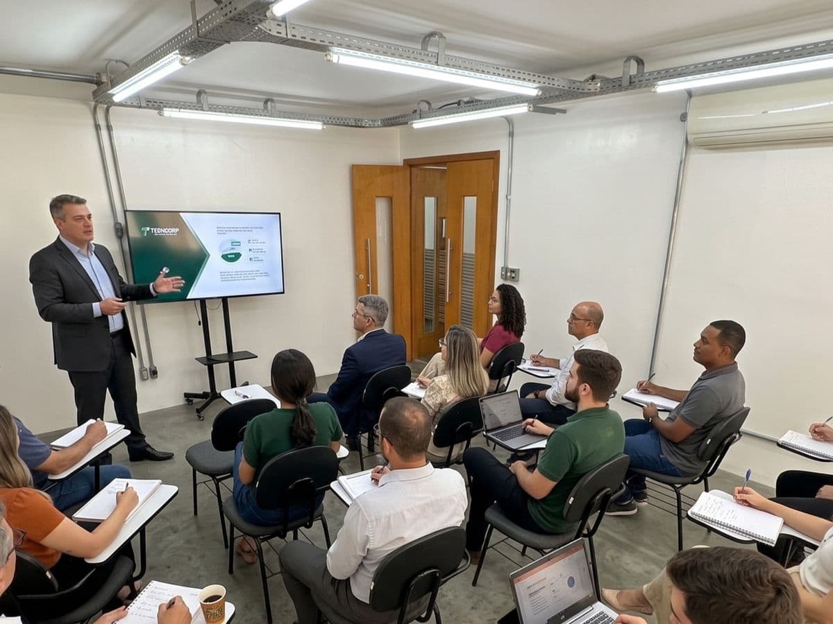 Sala de cursos de Kidé Coworking durante una capacitación