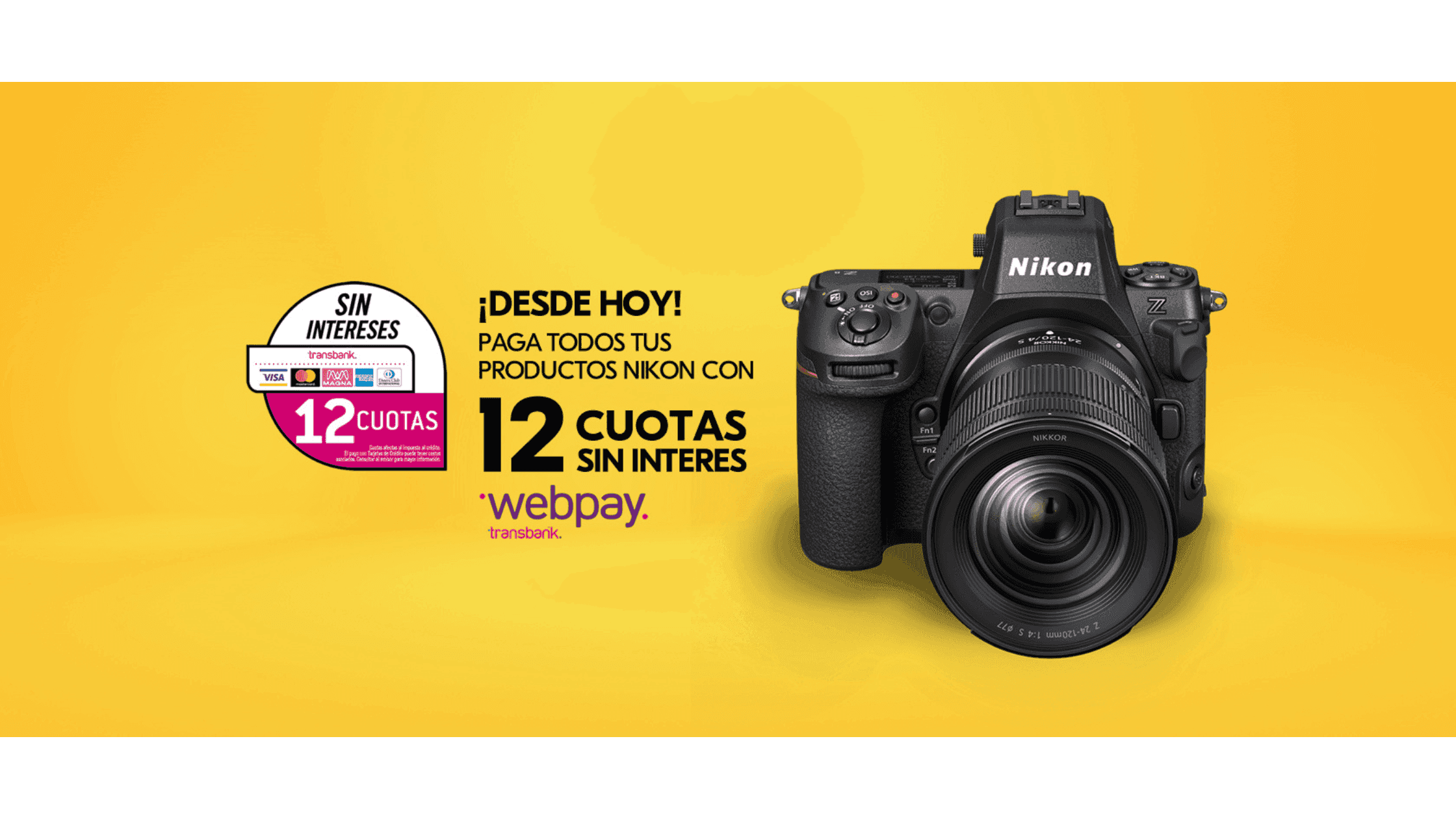 Promo de meses sin intereses ejemplo de nikon center